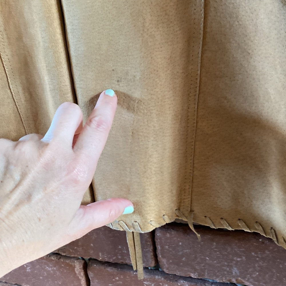 Rustic Leather Blazer - image 7